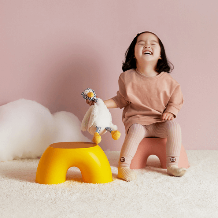 Rainbow Shape Designer Kids Stool Seat - EasyChic Home